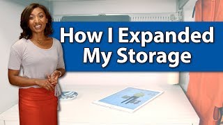 How I Expanded My Closet Storage [upl. by Germayne]