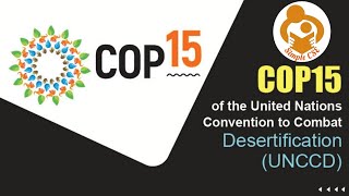 COP 15 of UNCCD  Desertification  Land degradation  Environment for UPSC  Simple CSE  Prelims [upl. by Nnaynaffit629]