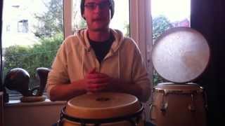 Beginners Conga Lesson 56 Stroke Rolls [upl. by Cynth]