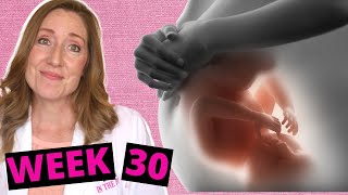 Pregnancy Week 30  What to Expect in Your Third Trimester [upl. by Nyrmac]