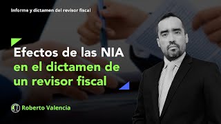 Directrices de las NIA frente a la elaboración del dictamen de un revisor fiscal [upl. by Annwahs22]