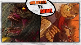 AOT Opening  Live Action VS Anime [upl. by Nnyl114]