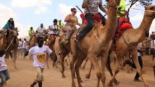 Carreras de camellos en Kenia para atraer a turistas [upl. by Melva513]