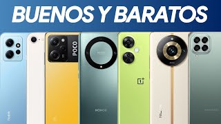 Los 11 MEJORES móviles buenos y baratos  TOP Celulares 2024 [upl. by Eileme]