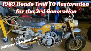 1967 Honda Trail 70 Hasnt run for 44 years Time To Restore [upl. by Arjun853]