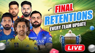 IPL Retention Updates What is the final retention list for all the franchises Find out [upl. by Tammi580]