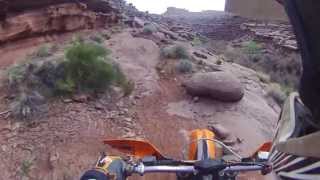 Cliffhanger Dirt Bike Trail in Moab Utah [upl. by Ubald]