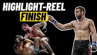 Kiamrian Abbasov’s HIGHLIGHTREEL Finish Of Yushin Okami [upl. by Rolf]