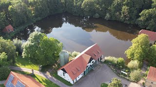 Drohnenflug über dem Gut Röhrentrup Nähe Detmold DJI AIR 2S  4K 60 FPS Footage Villages Germany [upl. by Celin]