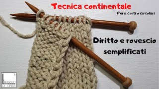 Tutorial ferri metodo continentale  diritto e rovescio semplificati [upl. by Tiraj]