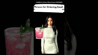 How to order food in restaurant english shorts restaurant food learnenglish ingles trending [upl. by Aihsele]