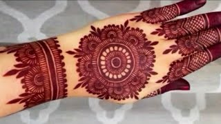 Very Beautifull Mandala Gol Tikki Style 🌹 Flower Mehndi Design  Arabic Mehndi DesignBridal Mehndi [upl. by Amoritta]