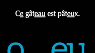 PRONONCIATION du FRANÇAIS O EU phrases courtes [upl. by Cross]