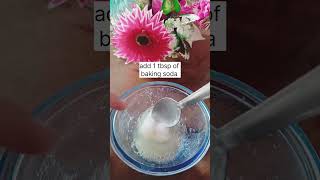 Baking soda hair removal face mask shorts viralvideo trending youtubeshorts [upl. by Ydor]