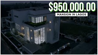 Inside a 950000 Glass Mansion in a Hidden Estate in Lagos [upl. by Bik]