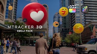 Free Pack Of Trackable 3D Emoji For mTracker 3D  MotionVFX [upl. by Toblat]