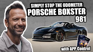 STOP THE ODOMETER EASILY  Porsche Boxster S 981 [upl. by Enicar138]