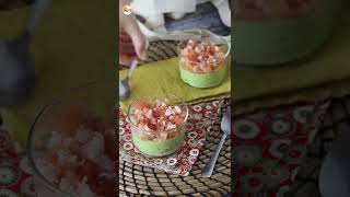 VERRINES AVOCAT CREVETTES PAMPLEMOUSSE  parfaites pour lapéritif [upl. by Wildee172]