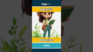 🇬🇧🇩🇪 botanist  Botaniker  vocabulary builder  learn English  Lernen wir Englisch [upl. by Akeinahs961]