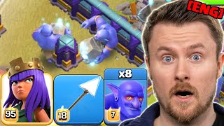 GIANT ARROW with BOWLERS in CLAN WAR SMASHES BASES in Clash of Clans [upl. by Cart]