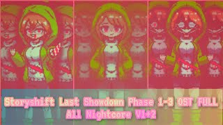 Storyshift Last showdown Phase 13 OST FULL All Nightcore V12 [upl. by Notlrahc]