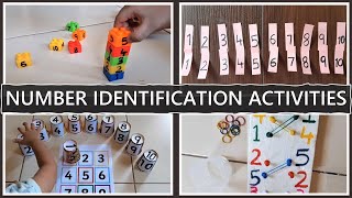 7 Fun activities to teach Numbers  Number IdentificationRecognition Preschool Activities for 110 [upl. by Hinkle228]