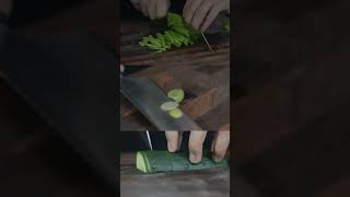 Knifeskills with SG2 Bunka Matte japanesekitchenknives bunkaknife knifeskills [upl. by Aynatal]