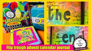 Flip trough advent calendar journal🩷💛 [upl. by Thessa]