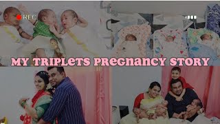 My Triplets pregnancy story 28 weeks triplets delivery story [upl. by Menell497]