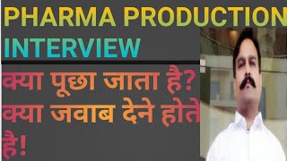 Questions amp Answer for Pharma production interview [upl. by Retrak]