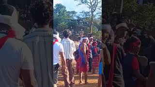 Foreigners Trying Drums at Garos Wangala Festival [upl. by Amaryl]