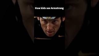 How kids see Lance Armstrong vs How I see him cycling tourdefrance trending [upl. by Kerred]