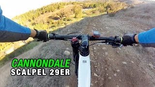 New Cannondale Scalpel Carbon Si Team 29er Ride Footage [upl. by Lapides173]