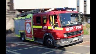 London Fire Brigade  Mk2 pump A432 LFB Kentish Town responding [upl. by Suk398]