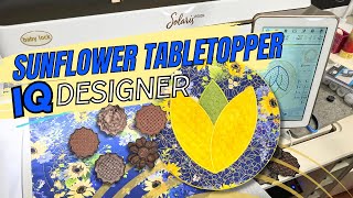 62824 IQ Designer Sunflower Table Topper amp More Material Madness [upl. by Rother]