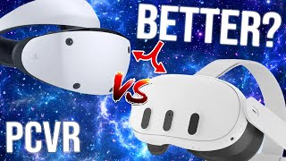 Quest 3 VS PSVR2  Which is Better For PCVR [upl. by Doble783]