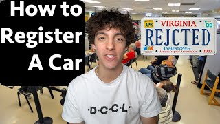 How to Register your car at the dmv [upl. by Imhskal]