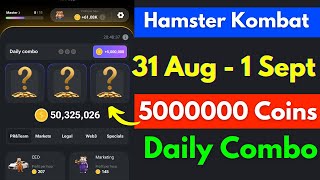 31 August daily combo  hamster kombat daily combo  31 August daily combo hamster kombat [upl. by Belier]