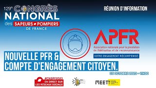 Les prestations sapeurspompiers volontaires  nouvelle PFR et compte d’engagement citoyen [upl. by Sokin]