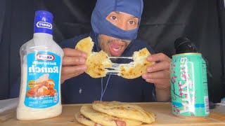 ASMR MUCKBANG EATING PUPUSAS DRINKING ARIZONA WHISPERING ASMR [upl. by Kavita911]