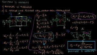 Metodo del partitore di corrente [upl. by Namad]