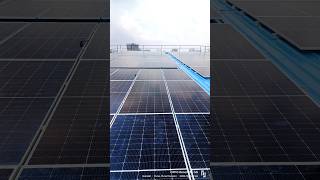 Solar panel structure Fabricationshortideo solarenergy 1k solar solareclipse solarsystem yt [upl. by Llesirg]