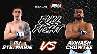 PJ Ste Marie vs Avinash Chowtee  BTC 23 Revolution  Kingston Ontario [upl. by Adnocahs]