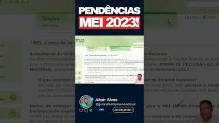 PENDÊNCIAS NO MEI EM 2023 simplesnacional mei explore sucesso bussiness worksucess [upl. by Aidnac]