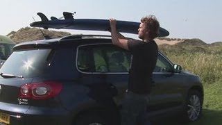 How To Attach A Surfboard To A Roofrack [upl. by Greysun968]