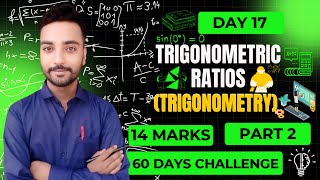 Trigonometry Class 10🔥Class 10 Maths Chapter 8 II Trigonometric Ratios by Vinay sir Day 17 Part 2 [upl. by Amikehs]