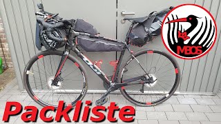 Bikepacking UltralightPackliste mit Zelt [upl. by Luapnaej]