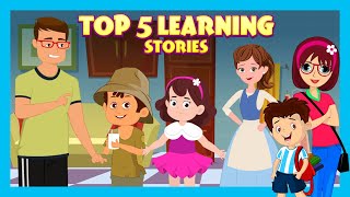 Top 5 Learning Stories for Kids  Bedtime Stories  Short English Stories  Tia amp Tofu [upl. by Adalai495]