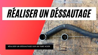 Réaliser un déssautage une cuillère un 34 sur un tube acier à la cintreuse acier [upl. by Itin]