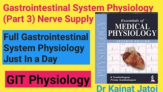 Overview of Digestive System Part 3 Physiology  Essentials Of Medical Physiology Section 4 [upl. by Ylac987]